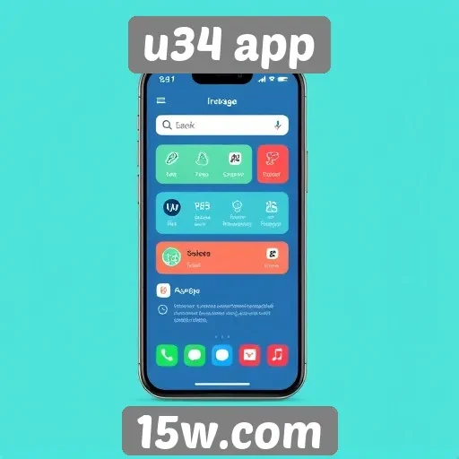 interface do u34 app é intuitiva e amigável